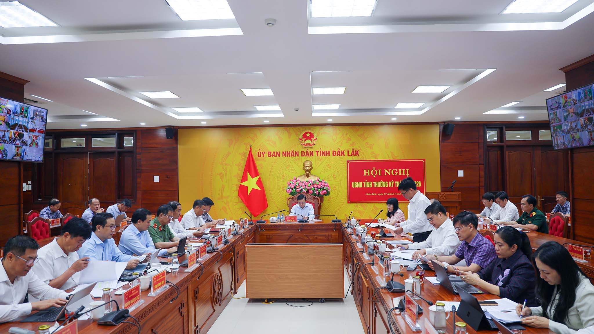 UBND tỉnh tổ chức Hội nghị UBND tỉnh thường kỳ tháng 8/2026