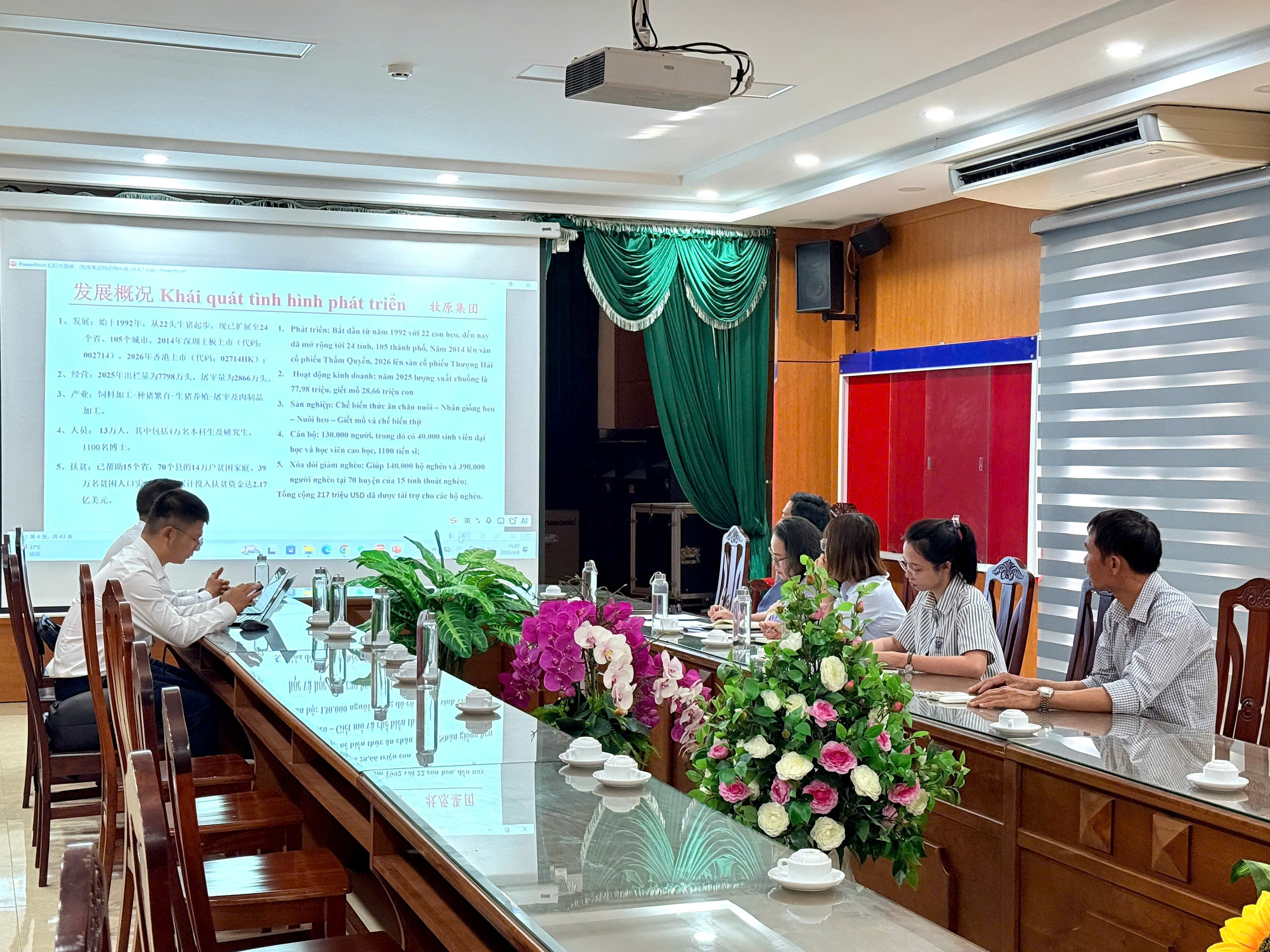 Công ty TNHH Muyuan Việt Nam tìm hiểu về môi trường đầu tư và cơ hội hợp tác tại tỉnh Đắk Lắk
